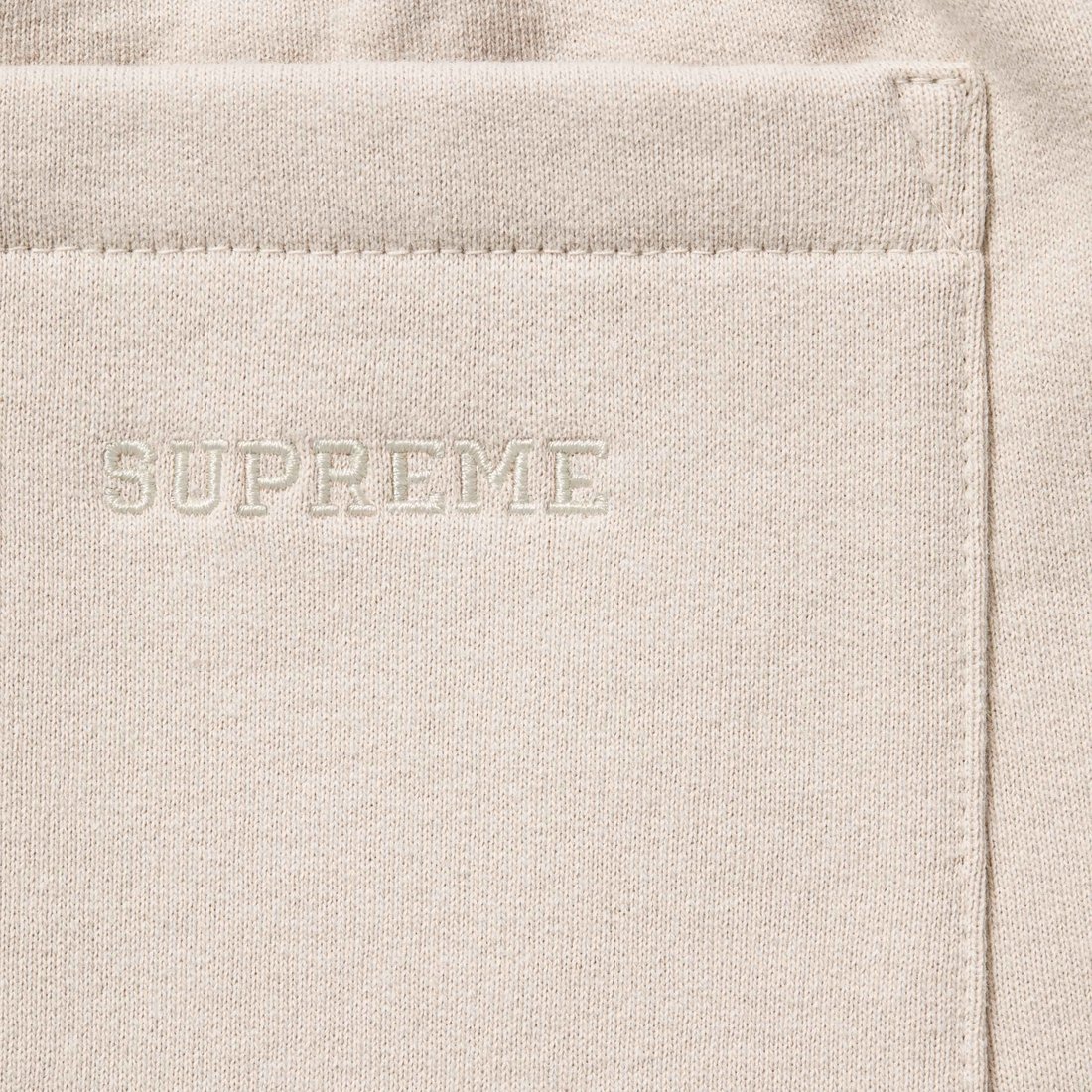 Details on Supreme Thrasher Sweatpant Stone from fall winter
                                                    2024 (Price is $158)