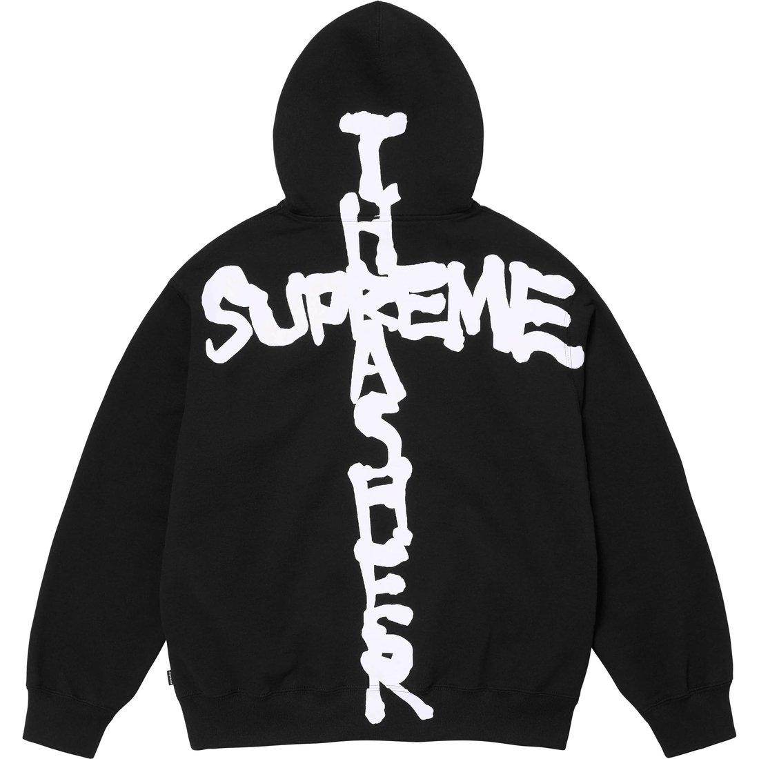 Details on Supreme Thrasher Zip Up Hooded Sweatshirt Black from fall winter
                                                    2024 (Price is $178)