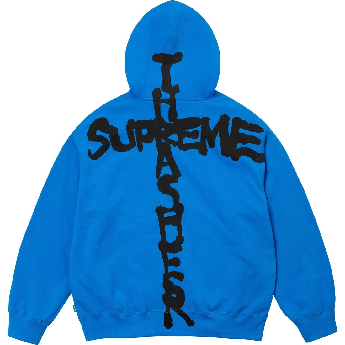 Details on Supreme Thrasher Zip Up Hooded Sweatshirt Bright Blue from fall winter
                                                    2024 (Price is $178)