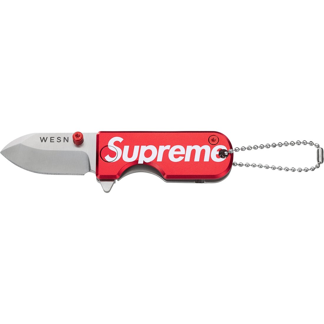 Details on Supreme WESN Microblade Red from fall winter
                                                    2024 (Price is $110)