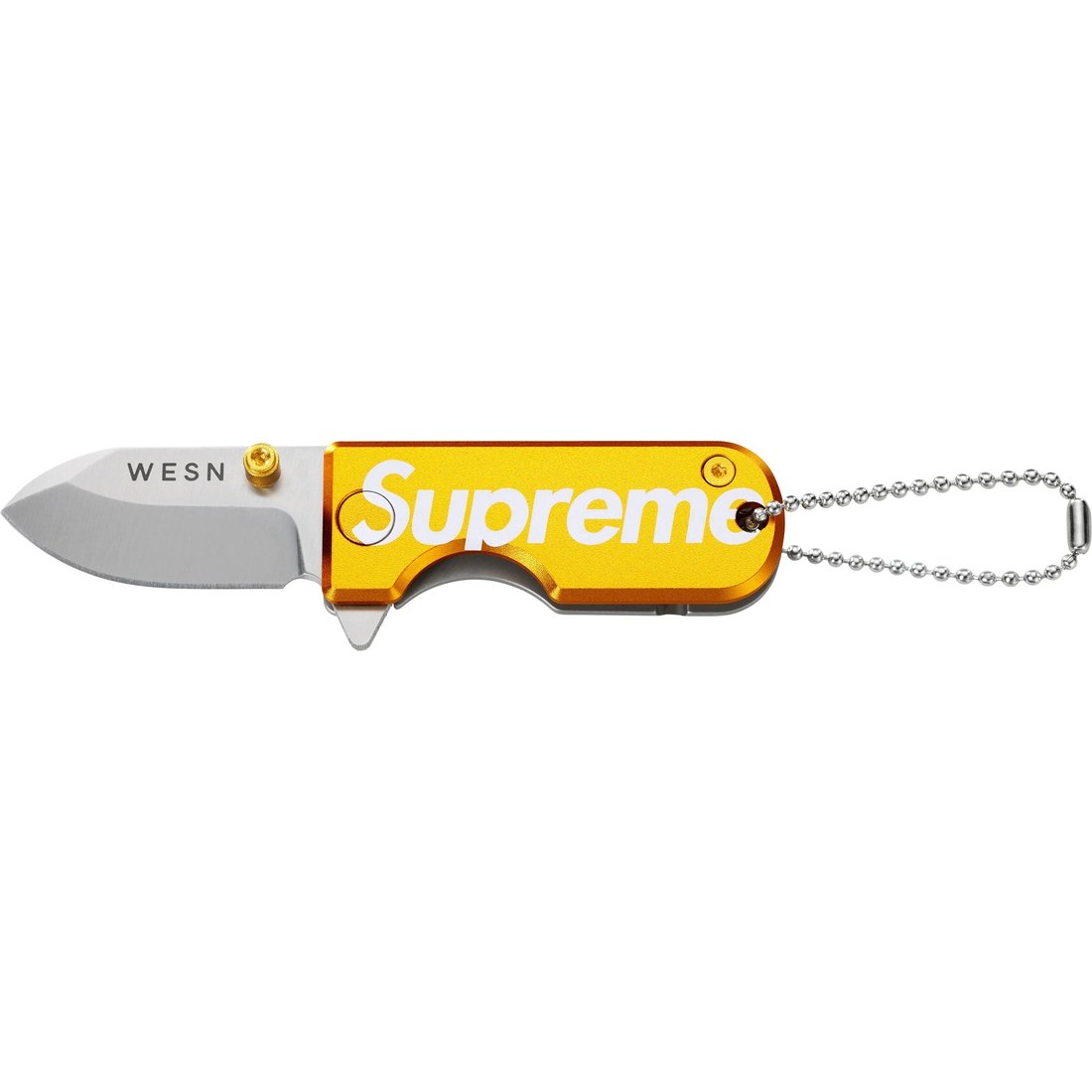 Details on Supreme WESN Microblade Yellow from fall winter
                                                    2024 (Price is $110)