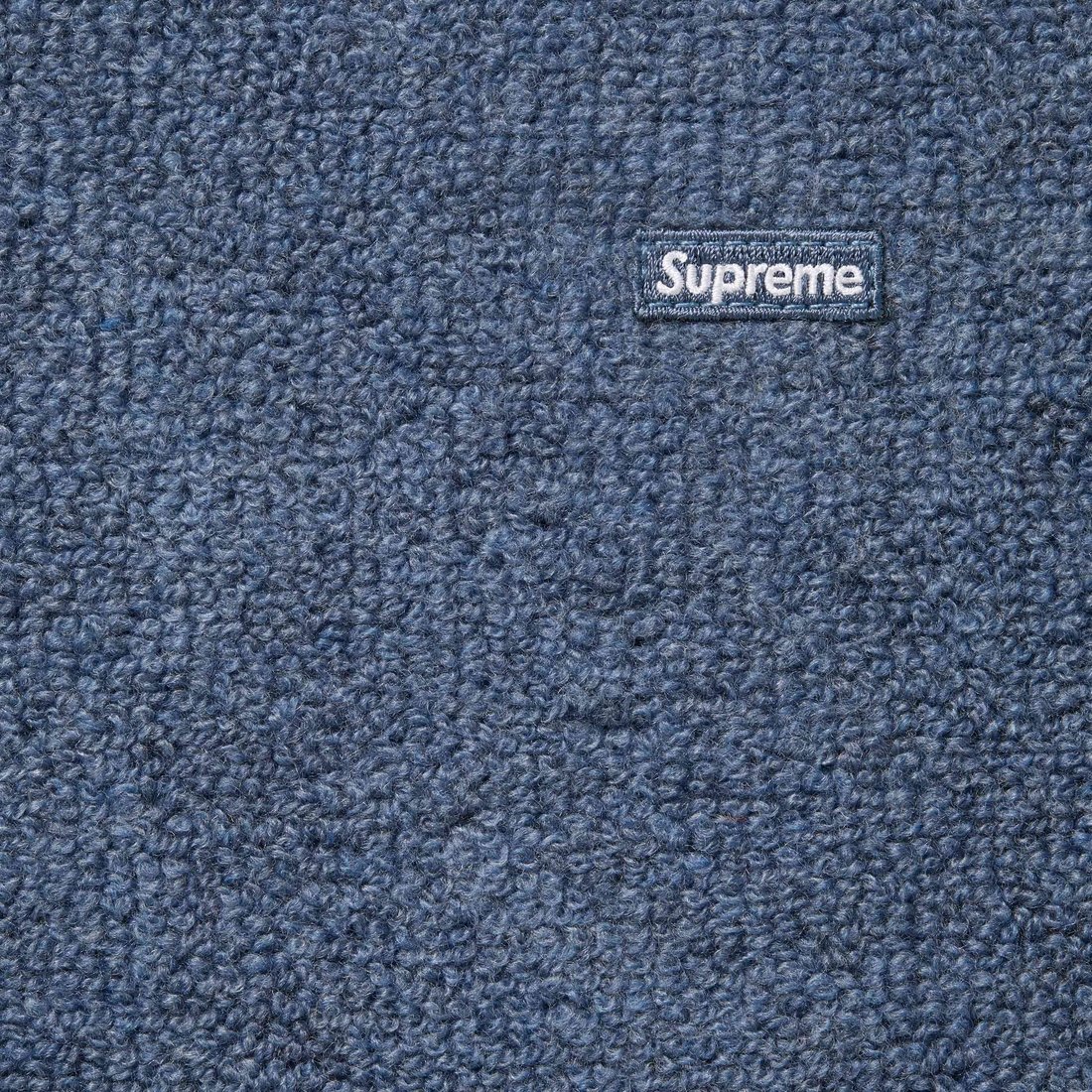 Details on Terry Small Box Sweater Blue from fall winter
                                                    2024 (Price is $148)