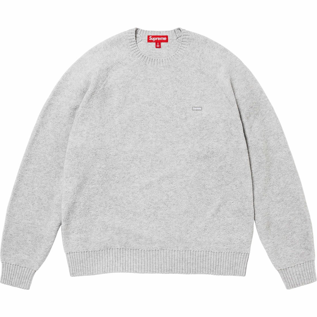 Details on Terry Small Box Sweater Heather Grey from fall winter
                                                    2024 (Price is $148)