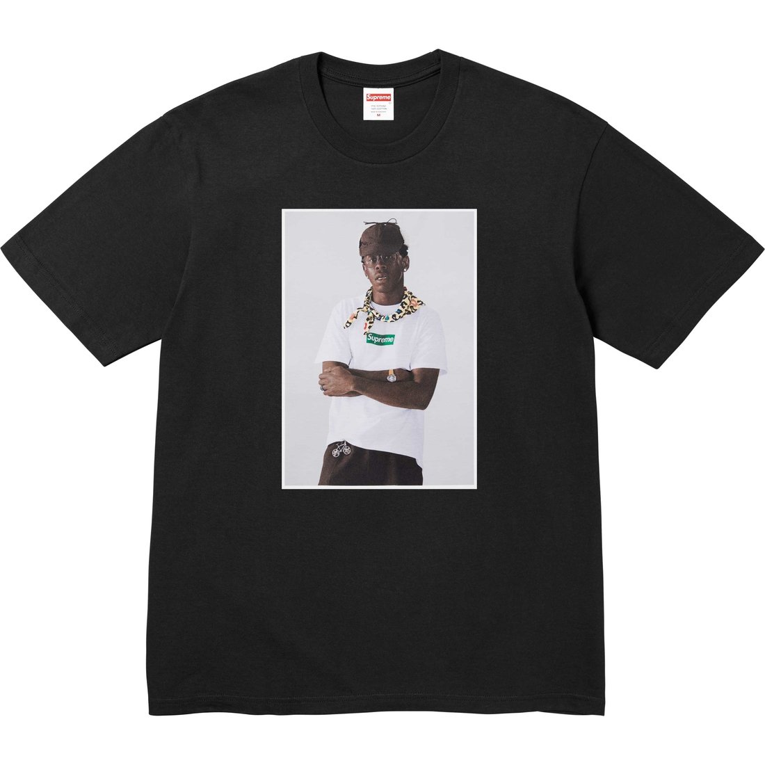 Details on Tyler, The Creator Tee Black from fall winter
                                                    2024 (Price is $54)