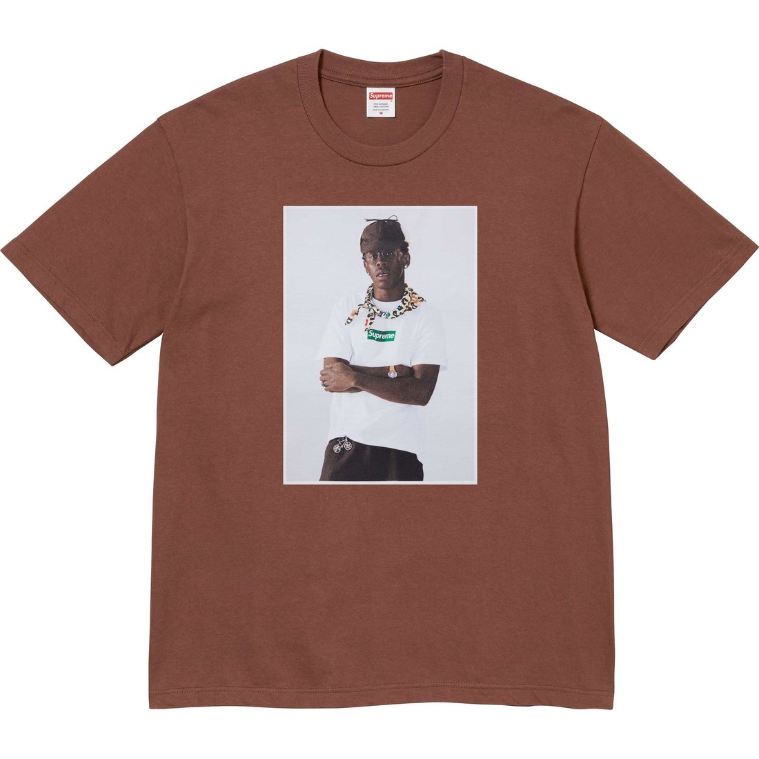 Details on Tyler, The Creator Tee Brown from fall winter
                                                    2024 (Price is $54)