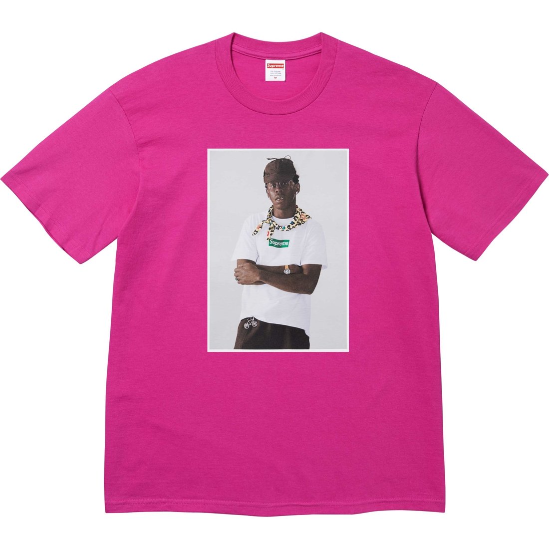 Details on Tyler, The Creator Tee Magenta from fall winter
                                                    2024 (Price is $54)