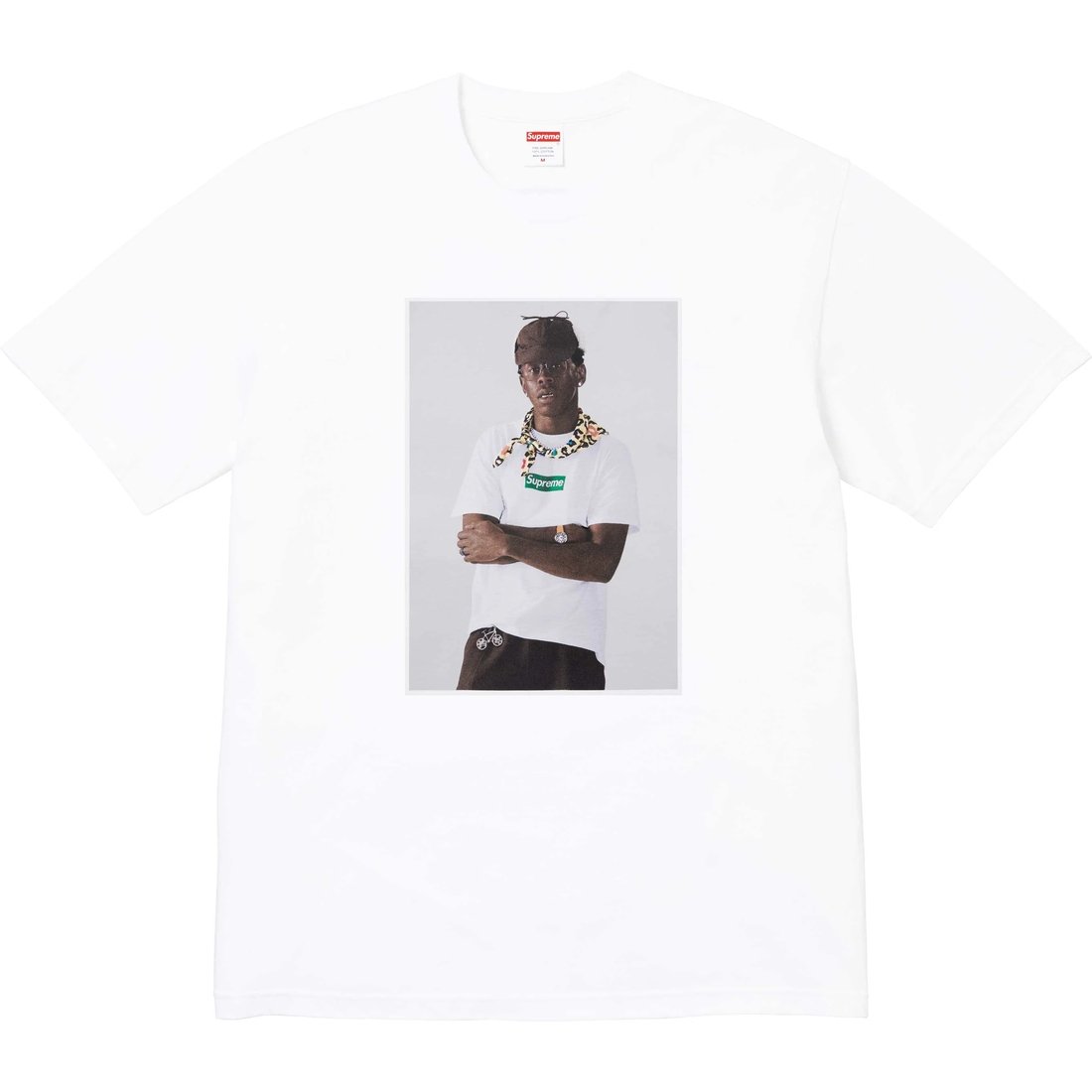 Details on Tyler, The Creator Tee White from fall winter
                                                    2024 (Price is $54)