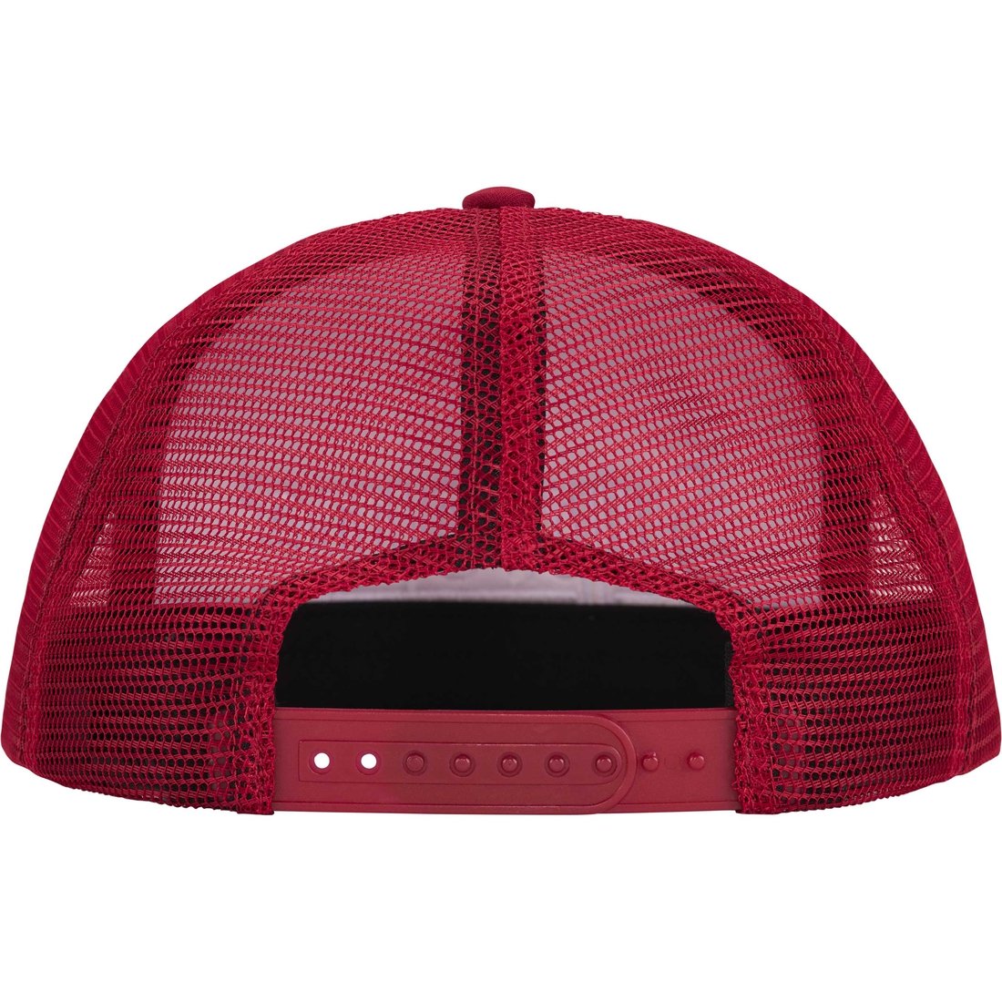 Supreme Underline Mesh Back 5-Panel (FW24) - Cardinal - $48