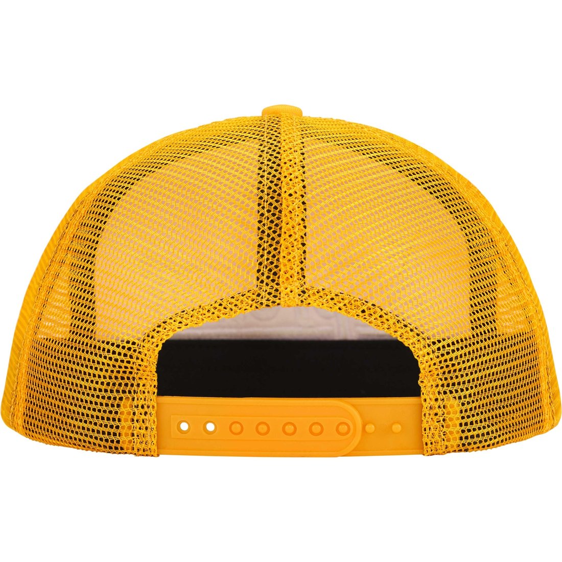 Details on Underline Mesh Back 5-Panel Gold from fall winter
                                                    2024 (Price is $48)