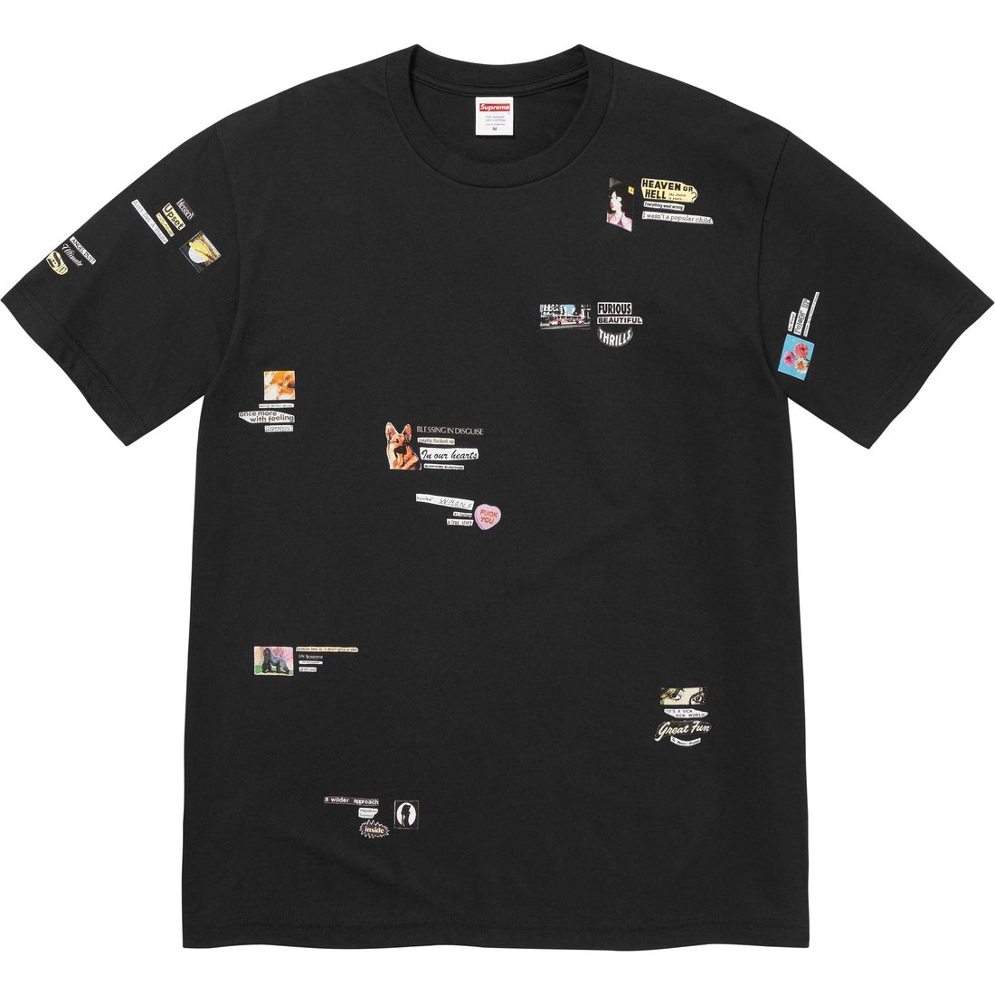 Details on Upset Tee Black from fall winter
                                                    2024 (Price is $44)