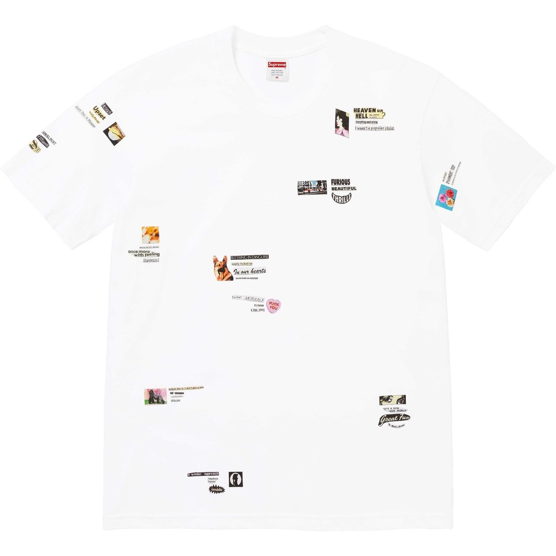 Details on Upset Tee White from fall winter
                                                    2024 (Price is $44)