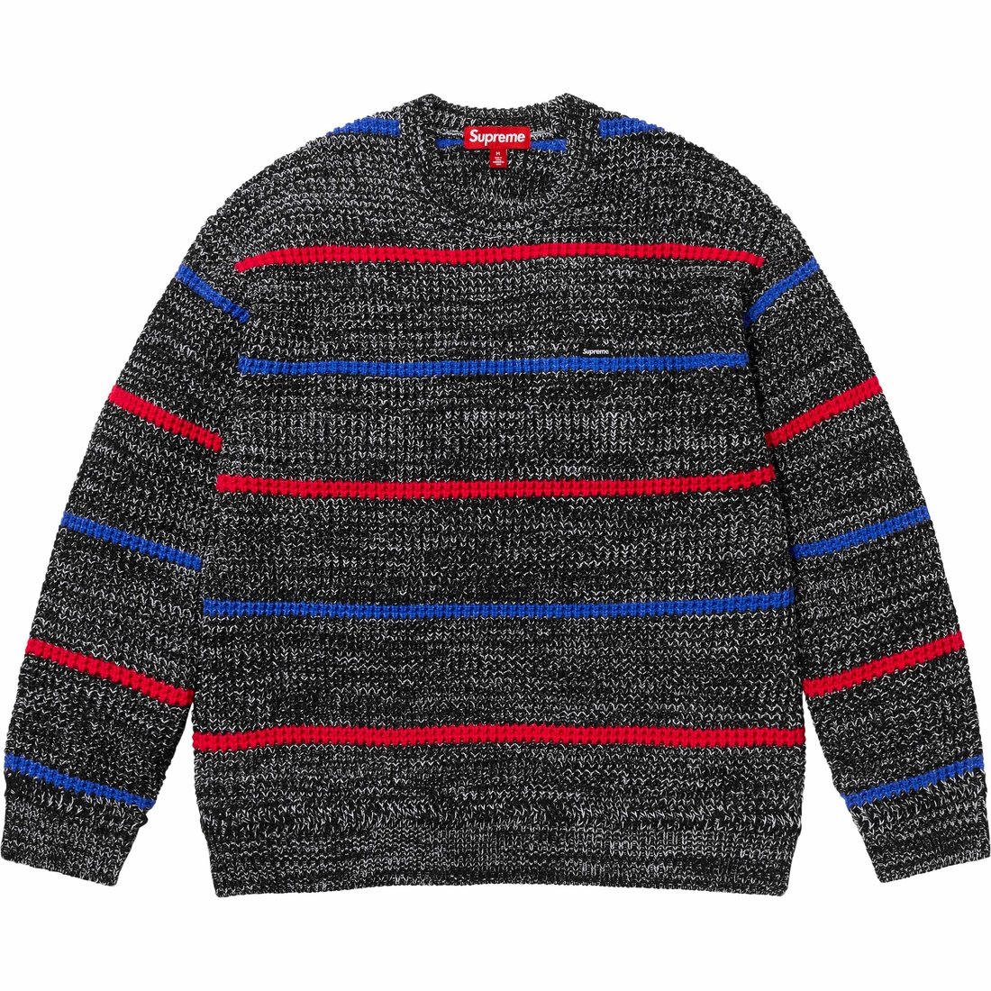 Details on Waffle Small Box Sweater Stripe Mélange from fall winter
                                                    2024 (Price is $148)