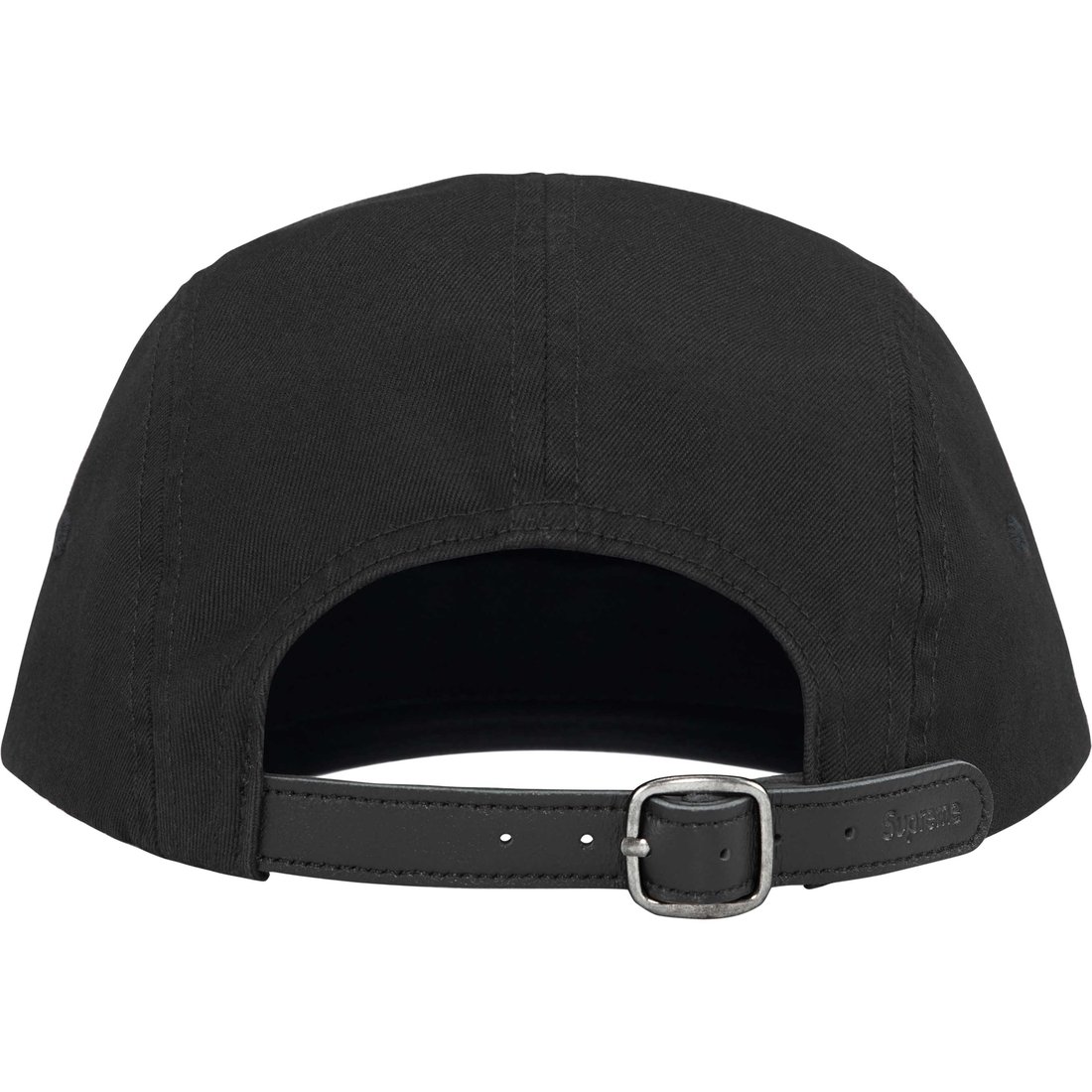 Details on Washed Chino Twill Camp Cap Black from fall winter
                                                    2024 (Price is $48)