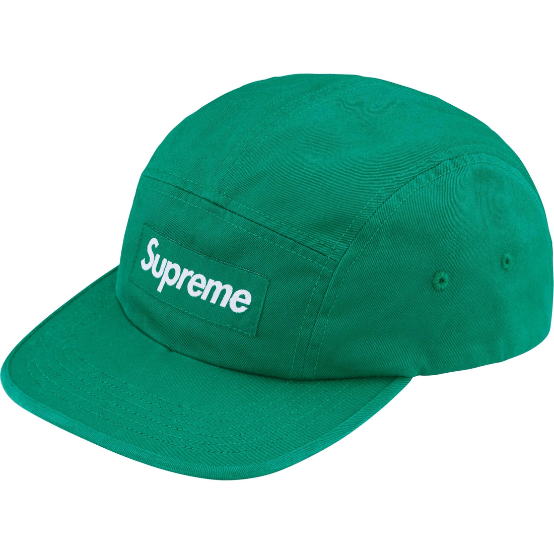 Details on Washed Chino Twill Camp Cap Green from fall winter
                                                    2024 (Price is $48)