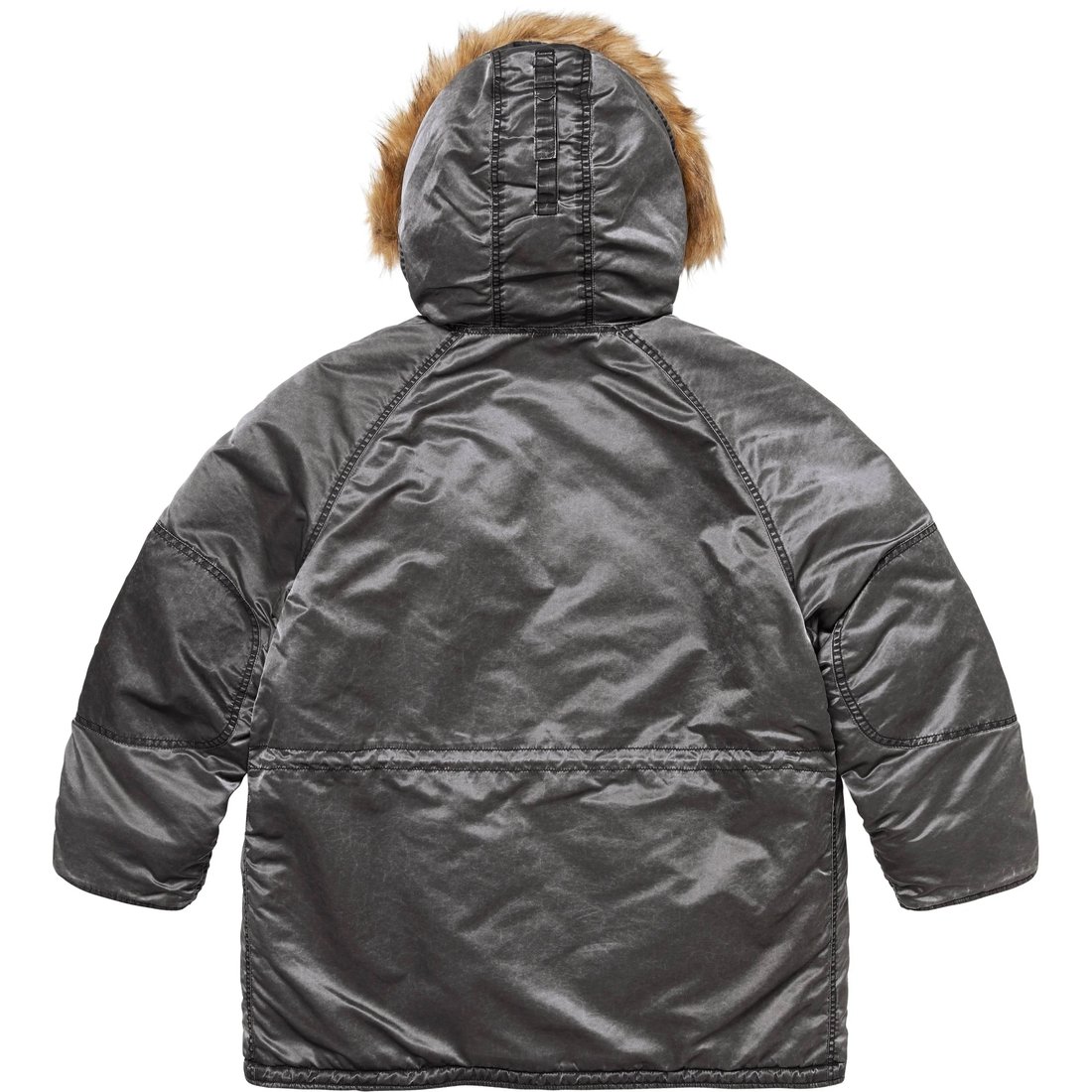 Details on Washed Flight Satin N-3B Parka Black from fall winter
                                                    2024 (Price is $498)