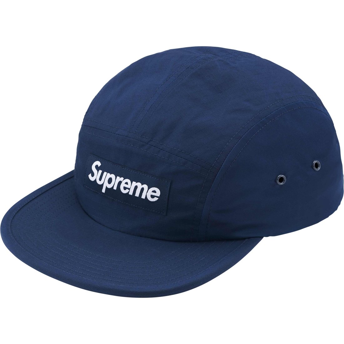 Details on Waxed Ripstop Camp Cap Navy from fall winter
                                                    2024 (Price is $48)