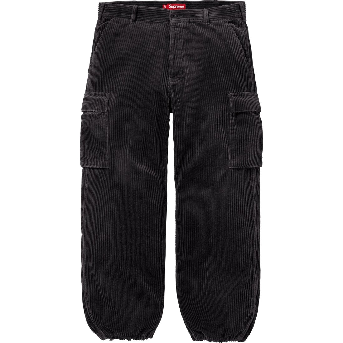 Details on Wide Wale Corduroy Cargo Pant Black from fall winter
                                                    2024 (Price is $198)