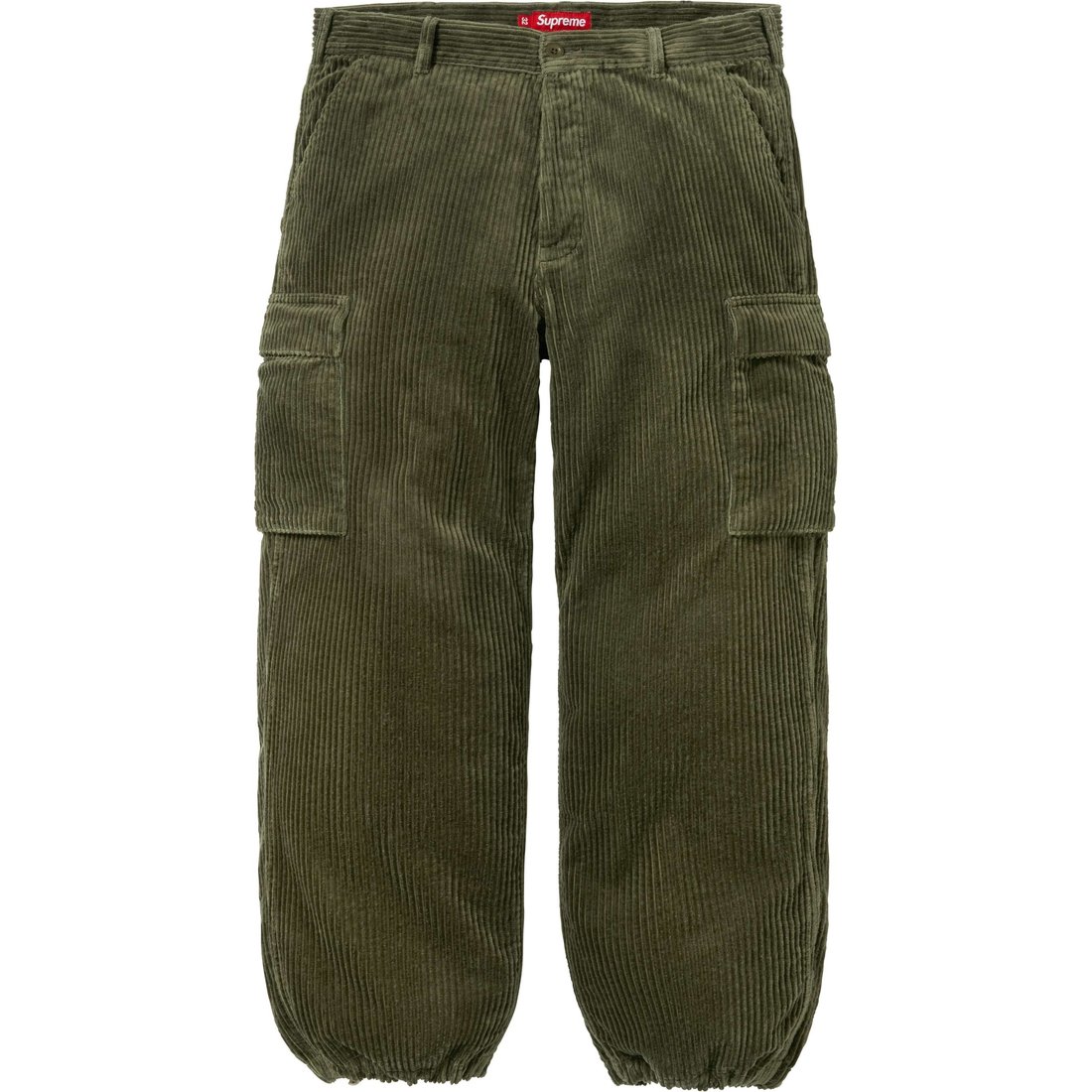 Details on Wide Wale Corduroy Cargo Pant Olive from fall winter
                                                    2024 (Price is $198)