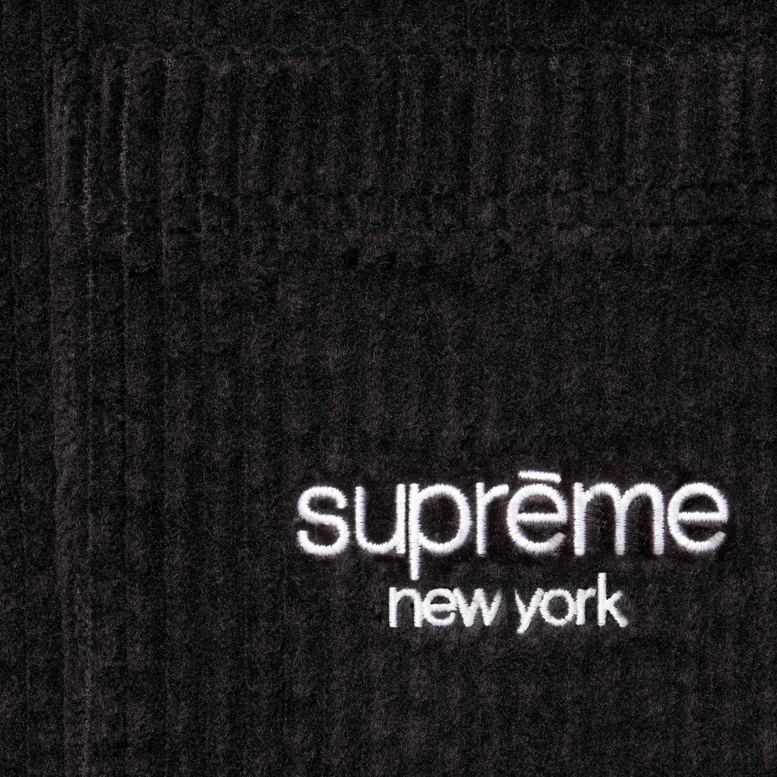 Details on Wide Wale Corduroy Snap Shirt Black from fall winter
                                                    2024 (Price is $168)