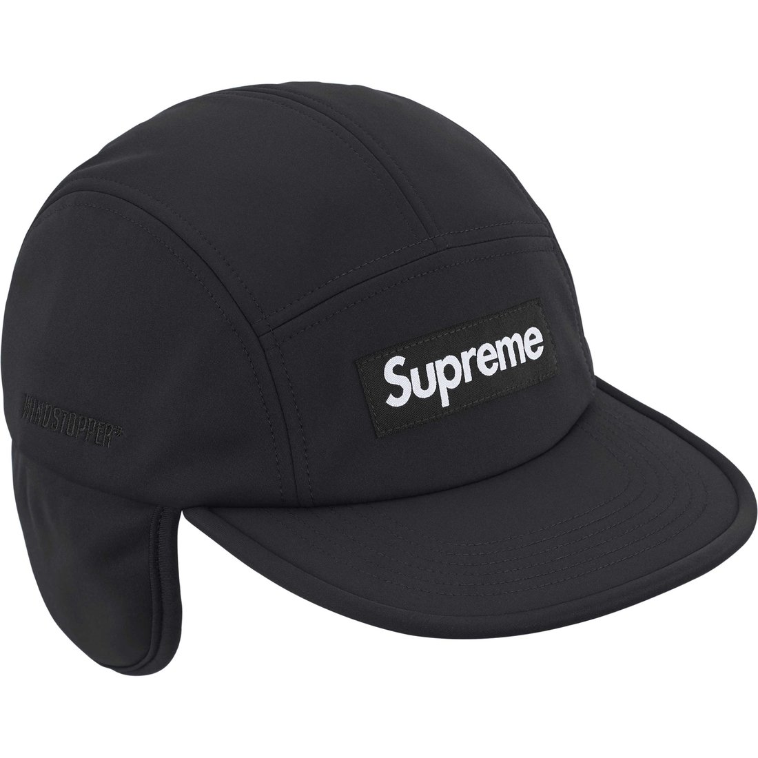 Details on WINDSTOPPER Earflap Camp Cap Black from fall winter
                                                    2024 (Price is $60)