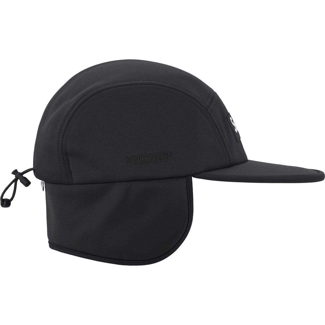 Details on WINDSTOPPER Earflap Camp Cap Black from fall winter
                                                    2024 (Price is $60)