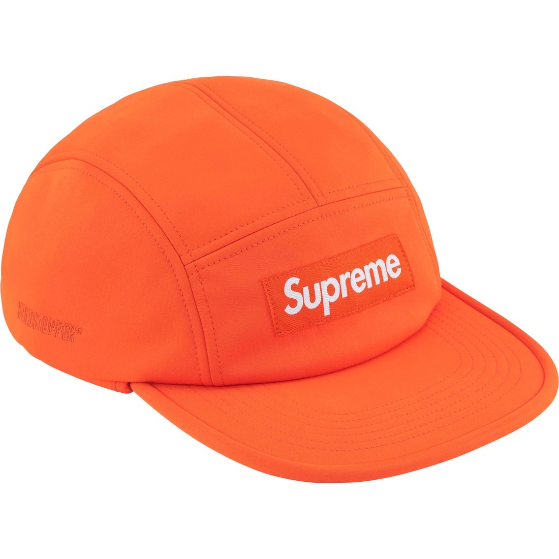 Details on WINDSTOPPER Earflap Camp Cap Orange from fall winter
                                                    2024 (Price is $60)