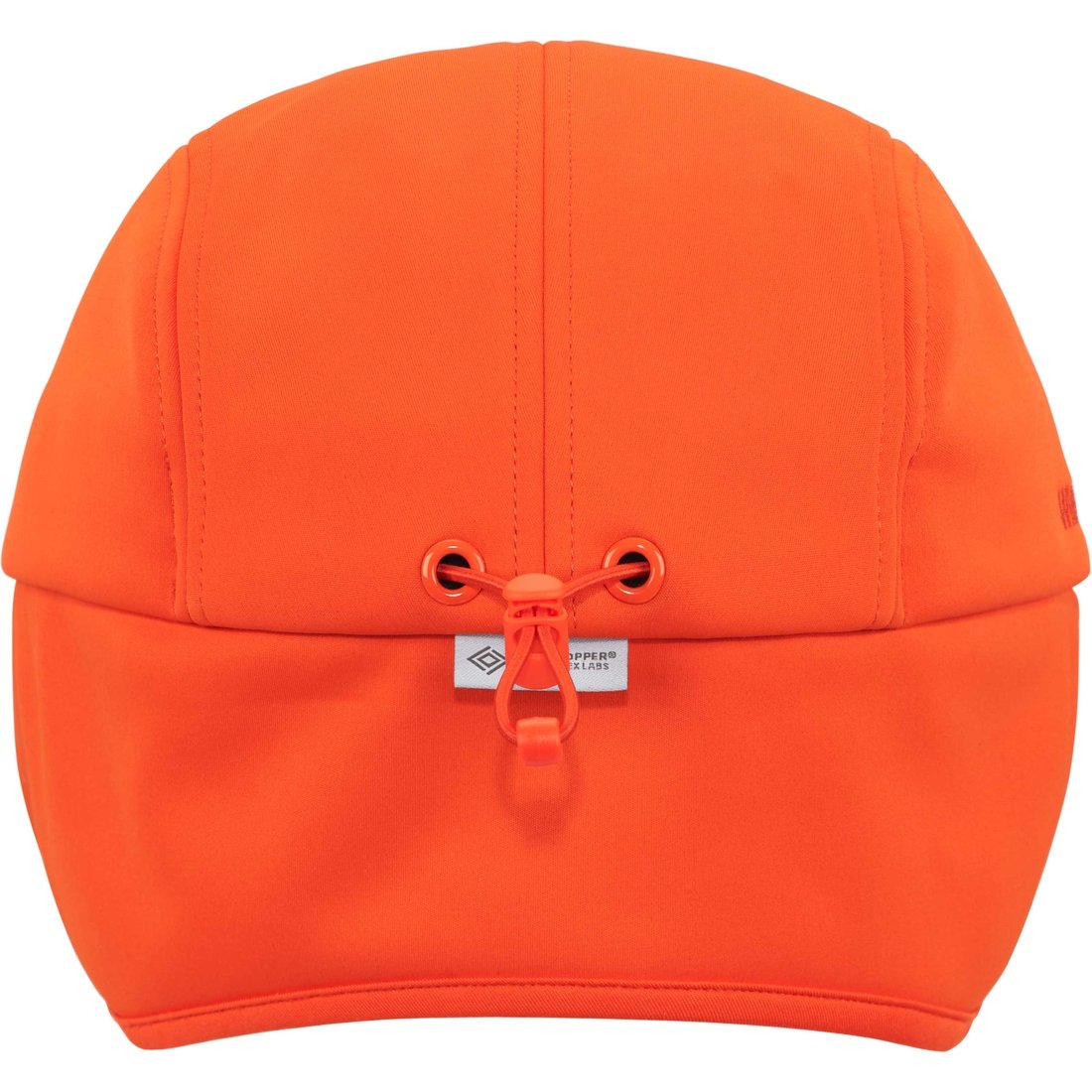 Details on WINDSTOPPER Earflap Camp Cap Orange from fall winter
                                                    2024 (Price is $60)