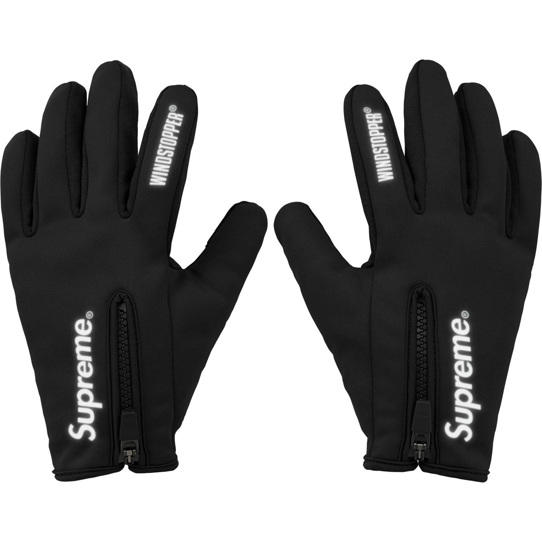 Details on WINDSTOPPER Zip Gloves Black from fall winter
                                                    2024 (Price is $68)