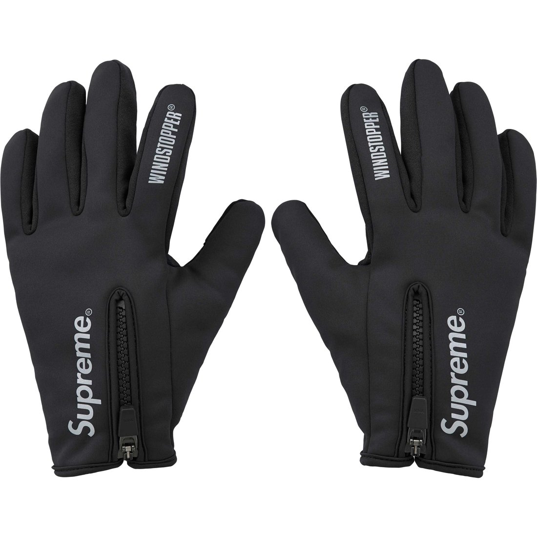 Details on WINDSTOPPER Zip Gloves Black from fall winter
                                                    2024 (Price is $68)