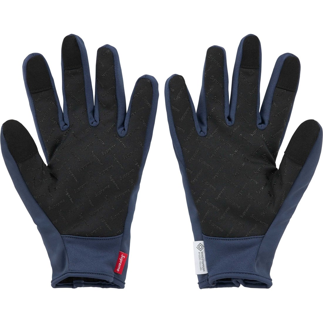 Details on WINDSTOPPER Zip Gloves Navy from fall winter
                                                    2024 (Price is $68)