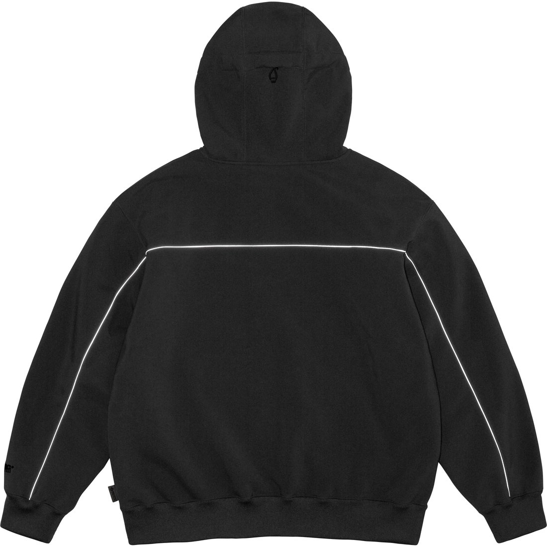 Details on WINDSTOPPER Zip Up Hooded Sweatshirt Black from fall winter
                                                    2024 (Price is $198)