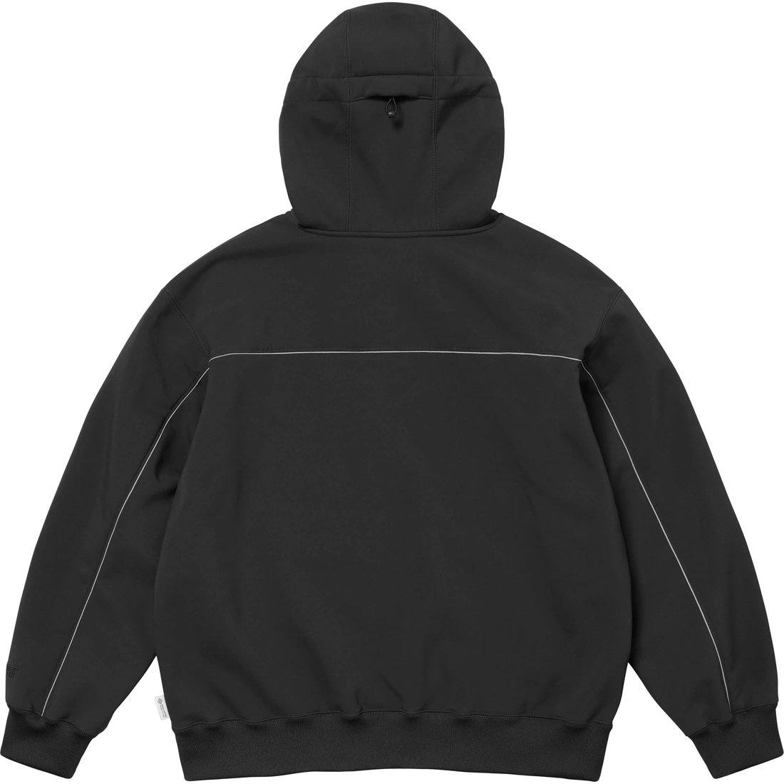 Details on WINDSTOPPER Zip Up Hooded Sweatshirt Black from fall winter
                                                    2024 (Price is $198)