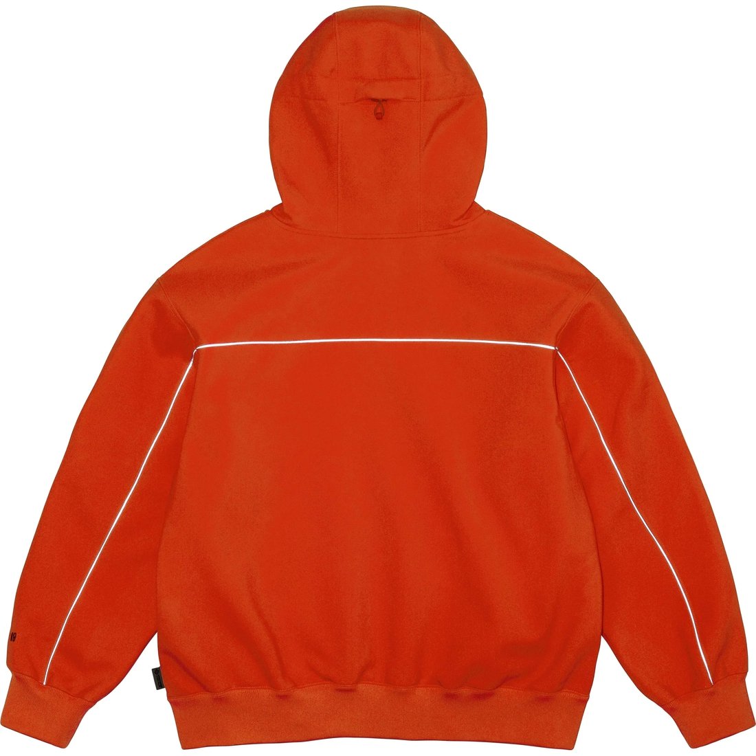 Details on WINDSTOPPER Zip Up Hooded Sweatshirt Orange from fall winter
                                                    2024 (Price is $198)