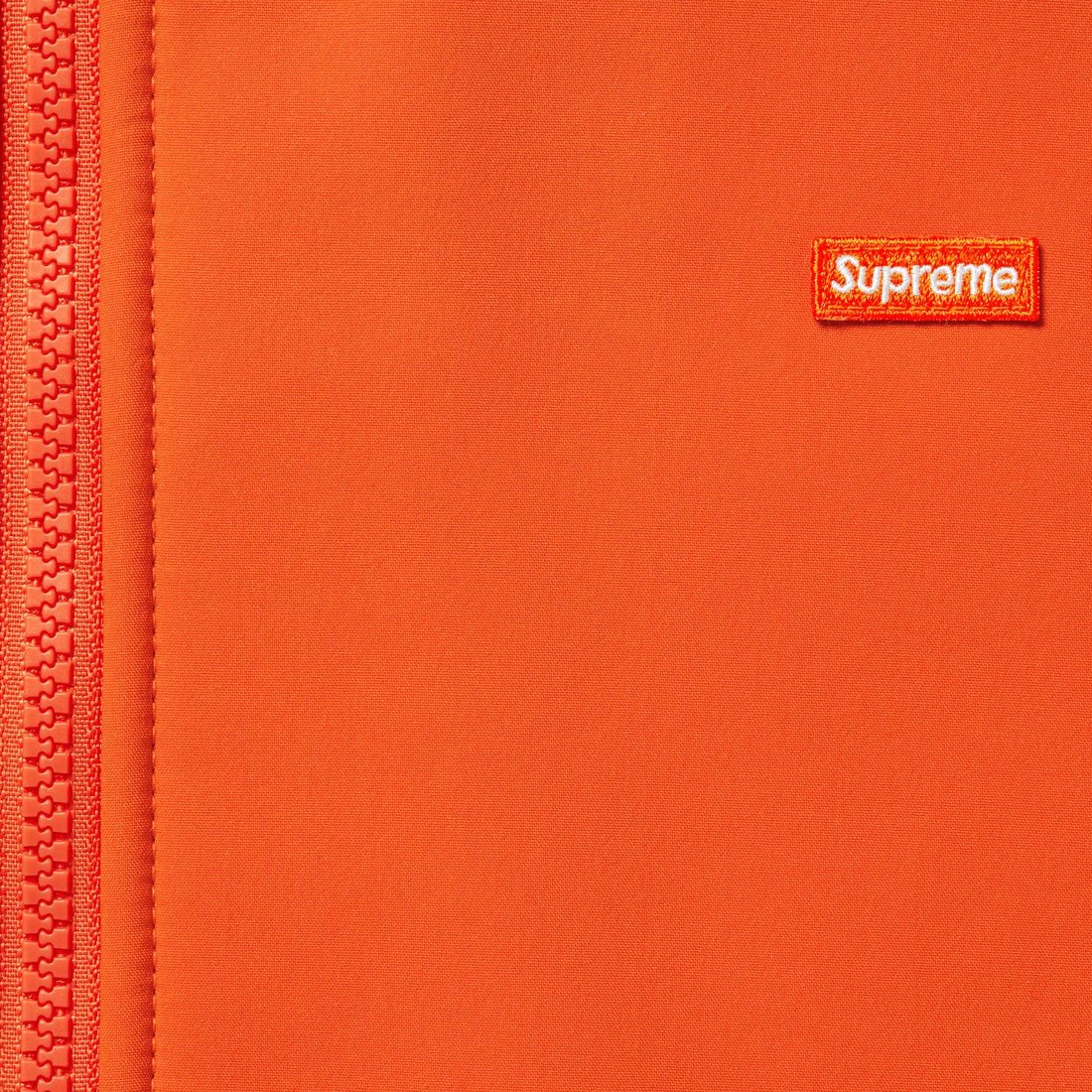 Details on WINDSTOPPER Zip Up Hooded Sweatshirt Orange from fall winter
                                                    2024 (Price is $198)