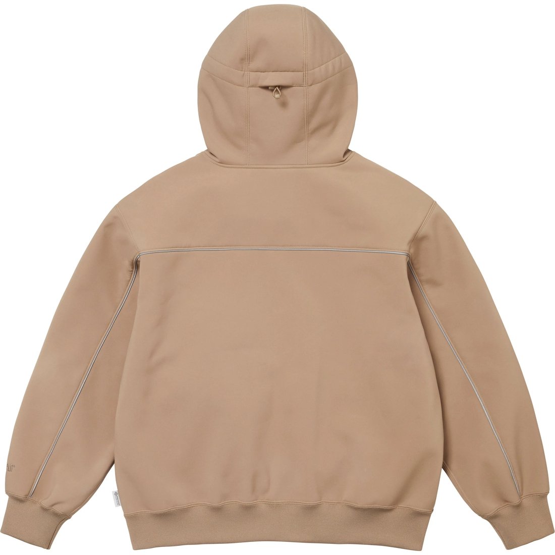 Details on WINDSTOPPER Zip Up Hooded Sweatshirt Taupe from fall winter
                                                    2024 (Price is $198)