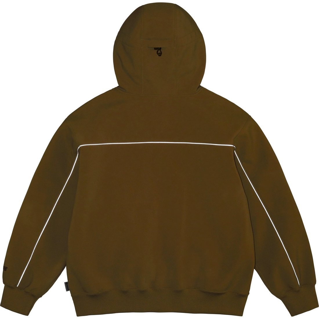 Details on WINDSTOPPER Zip Up Hooded Sweatshirt Taupe from fall winter
                                                    2024 (Price is $198)