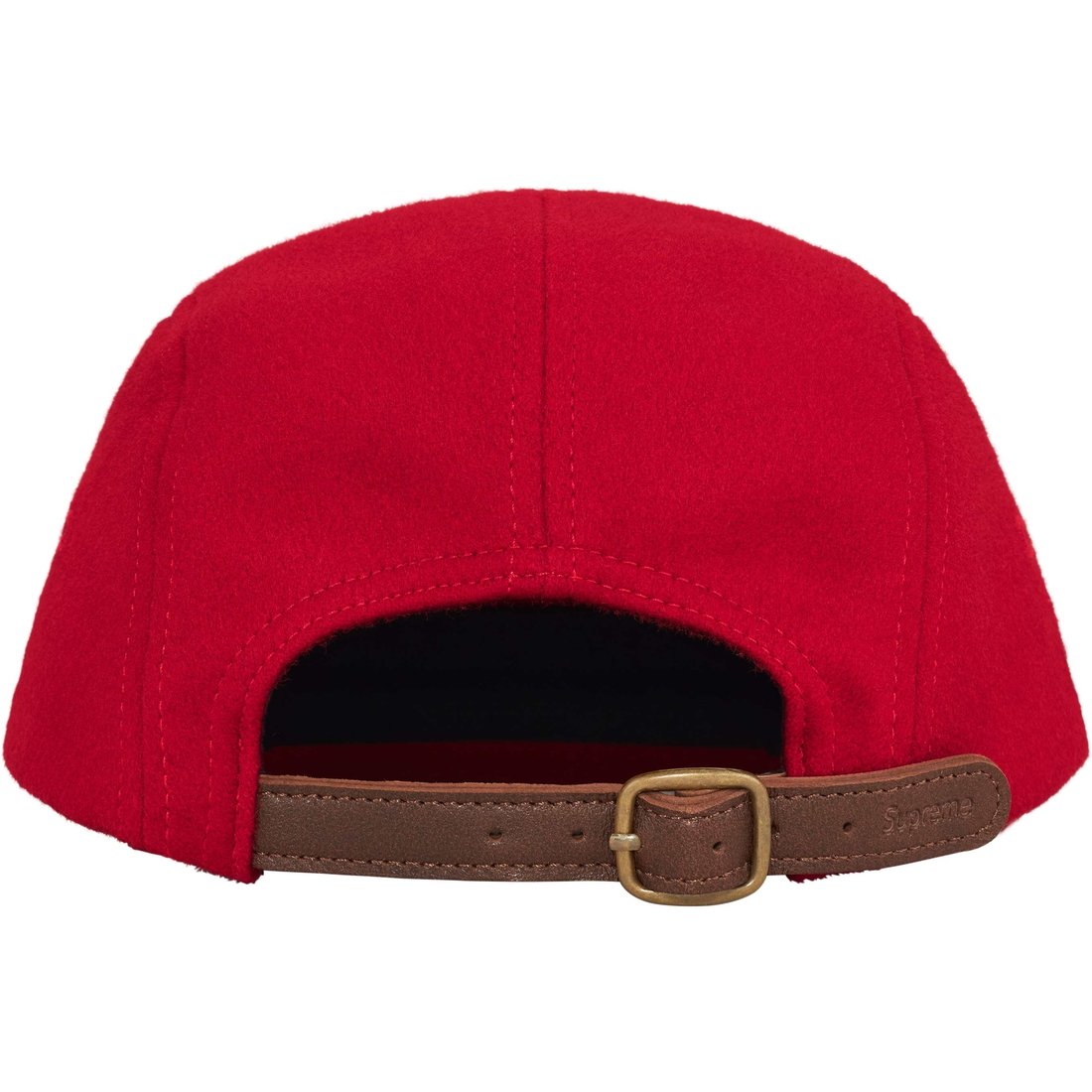 Details on Wool Camp Cap Red from fall winter
                                                    2024 (Price is $58)