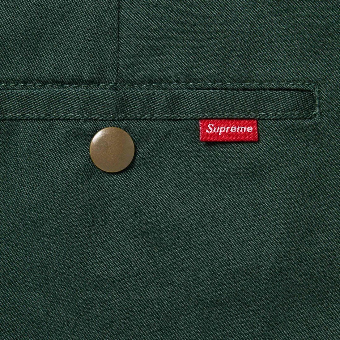 Details on Work Pant Dark Green from fall winter
                                                    2024 (Price is $128)