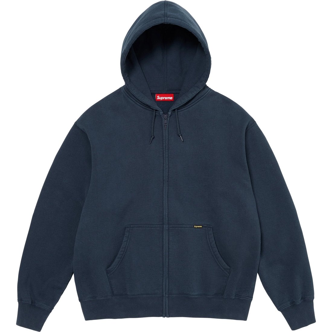 Details on Work Zip Up Hooded Sweatshirt Navy from fall winter
                                                    2024 (Price is $138)