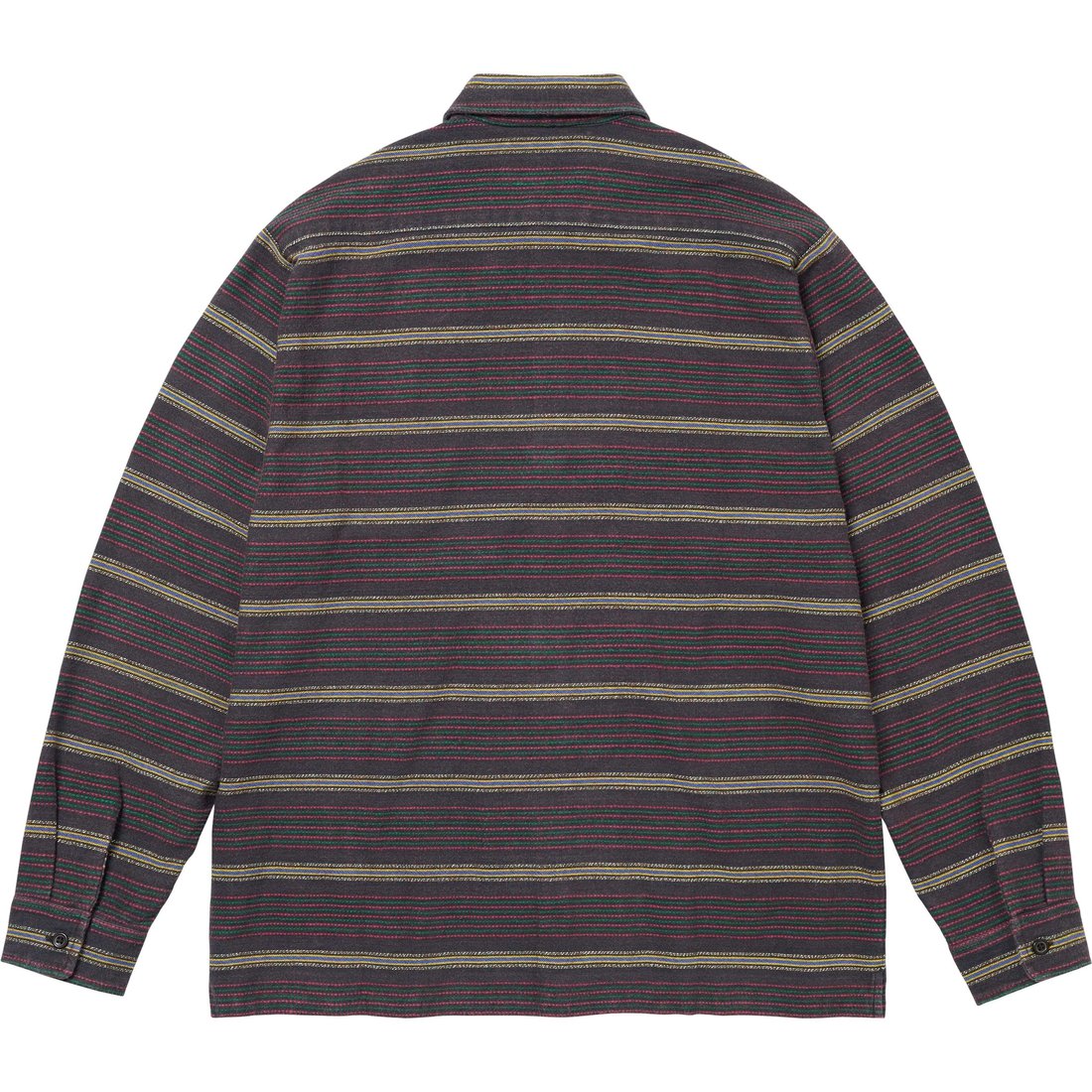 Details on Woven Stripe Shirt Faded Black from fall winter
                                                    2024 (Price is $138)