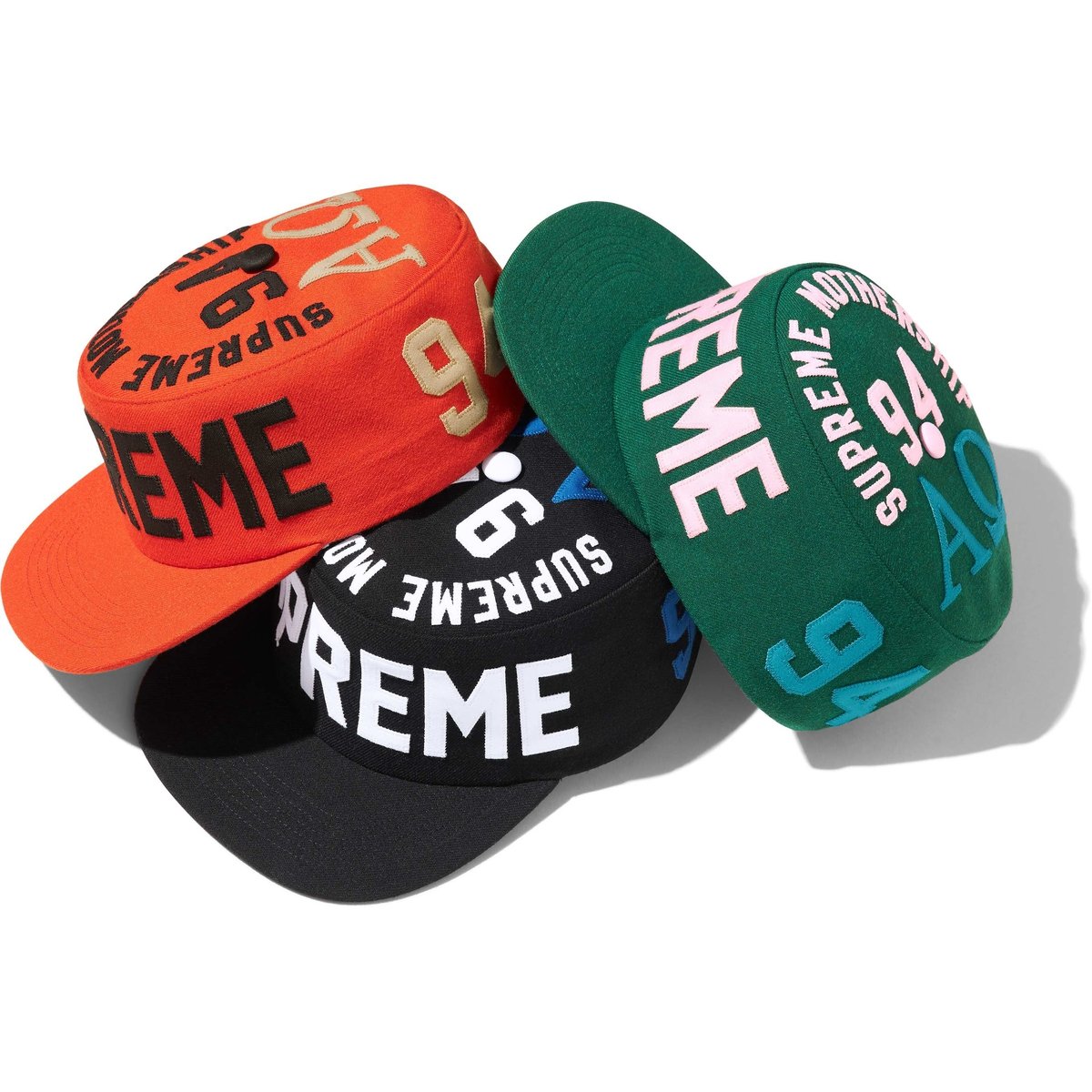 Supreme Alpha Omega Pillbox Hat for fall winter 24 season