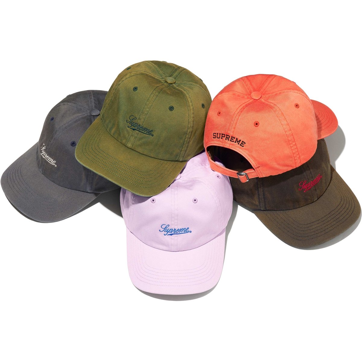 Supreme Bleached Chino 6-Panel released during fall winter 24 season