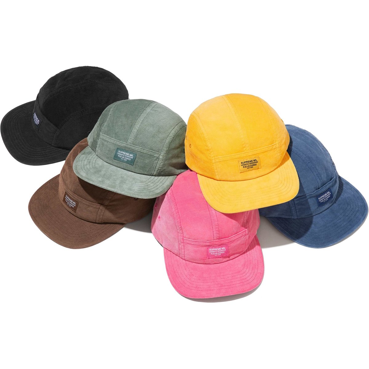 Supreme Corduroy Pocket Camp Cap for fall winter 24 season