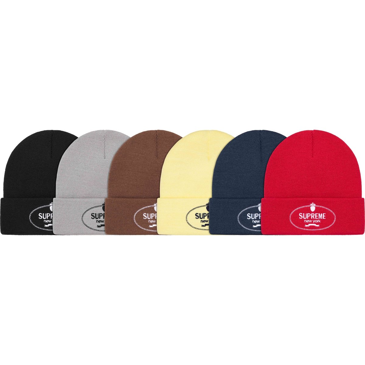 Supreme Crest Beanie for fall winter 24 season