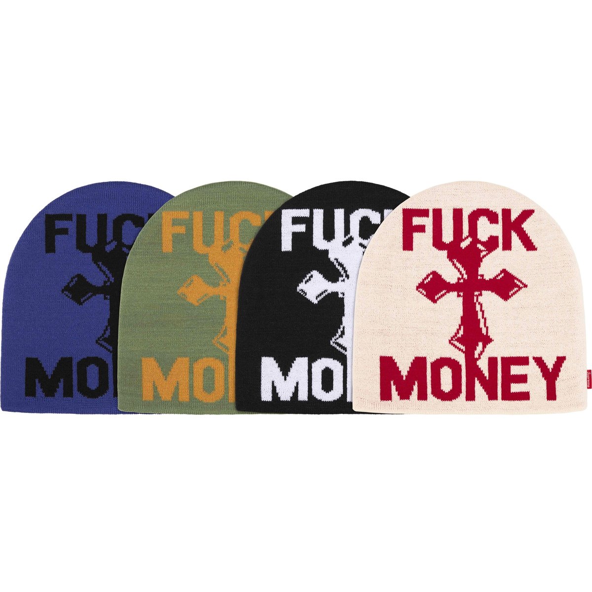 Details on Fuck Money Beanie from fall winter
                                            2024