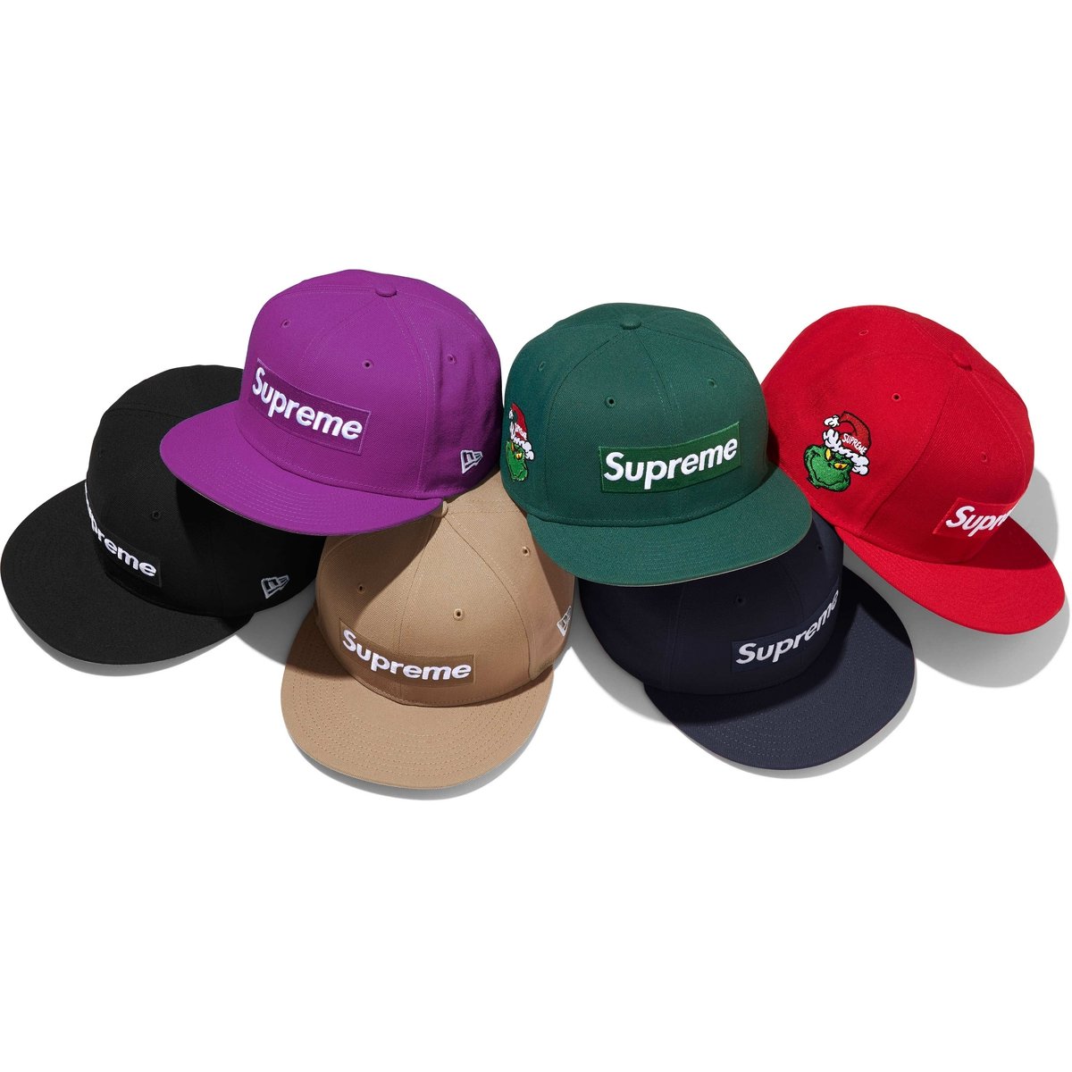 Supreme Grinch Box Logo New Era for fall winter 24 season