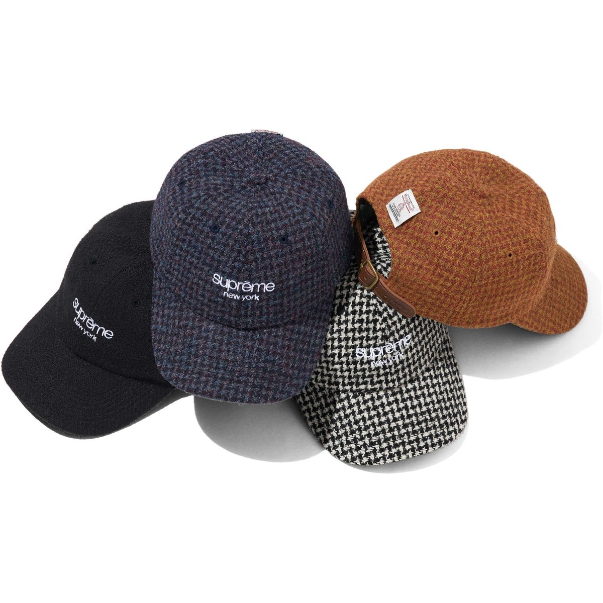 Supreme Harris Tweed 6-Panel for fall winter 24 season