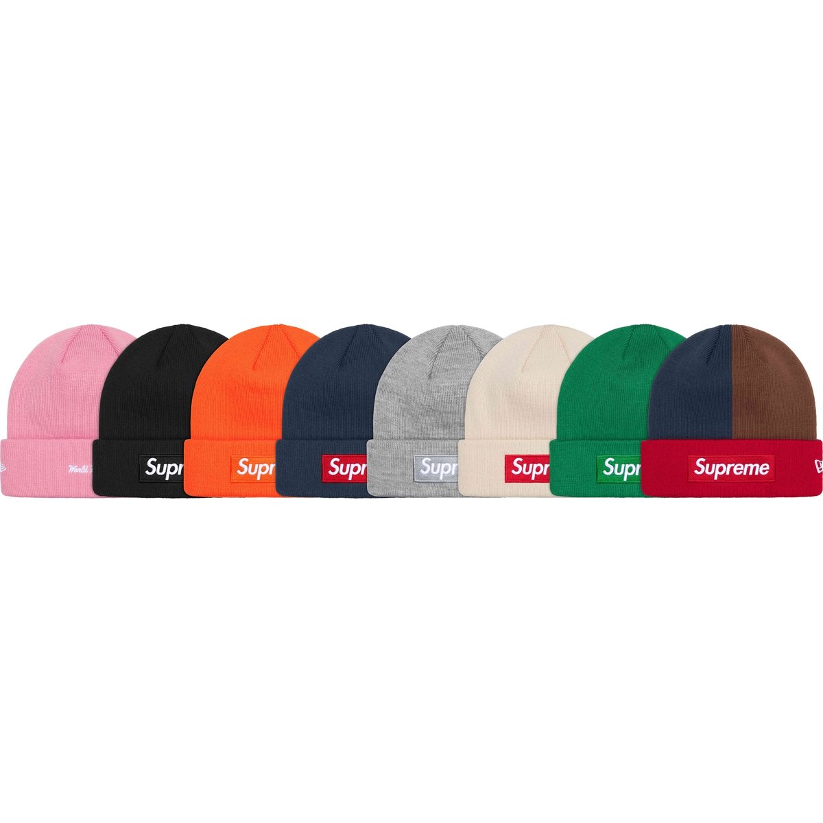 Details on New Era Box Logo Beanie from fall winter
                                            2024