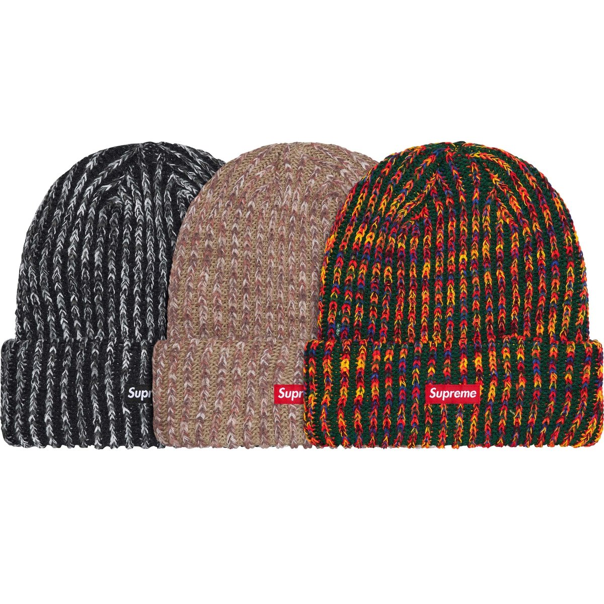 Details on Rainbow Loose Gauge Beanie from fall winter
                                            2024 (Price is $40)