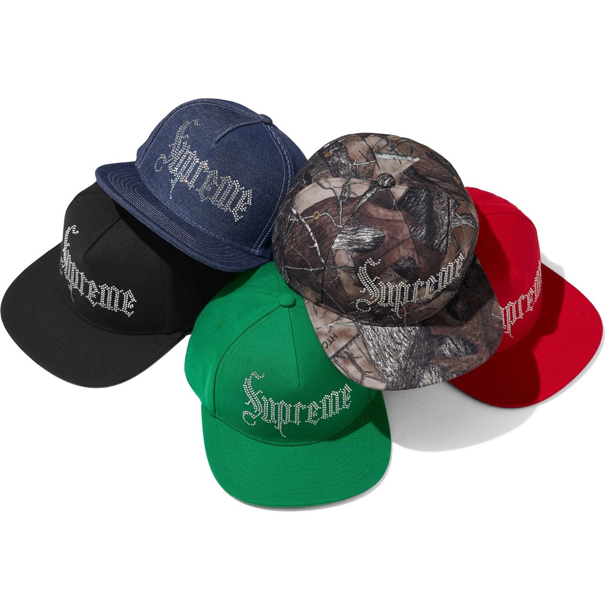 Supreme Rhinestone 5-Panel for fall winter 24 season